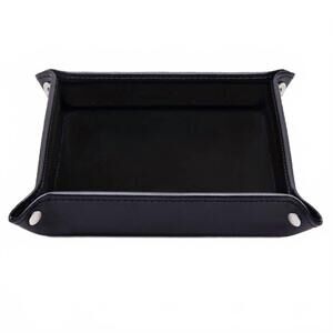 NEW ETTINGER lifestyle leather travel tray in black